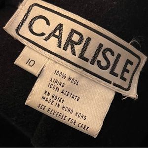 Women’s black wool Carlisle Skirt and Blazer